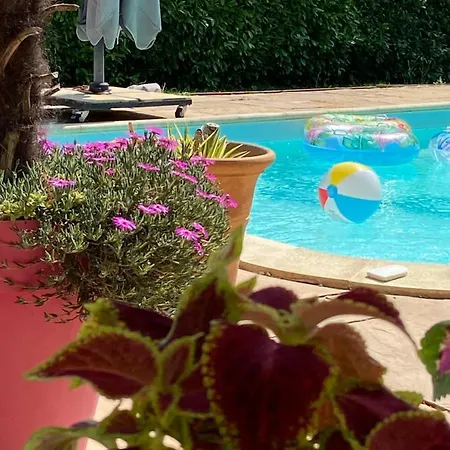 Dans Avec Piscine Bed and breakfast *
